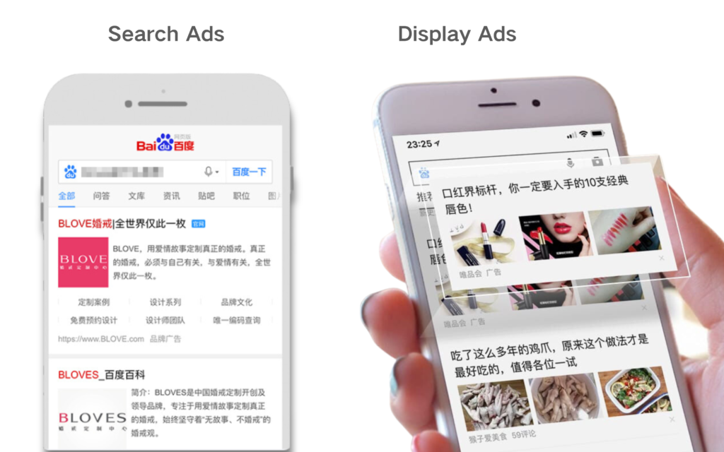 Online advertising in china - Types of Ads on Baidu