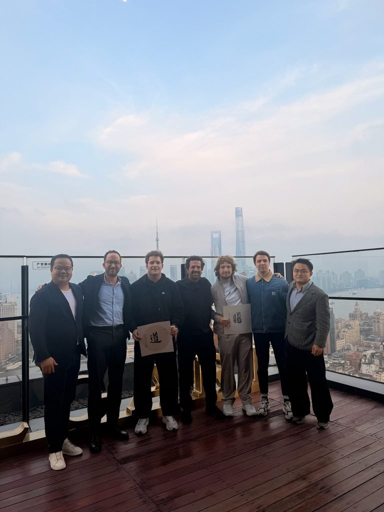Gallery — China Business Tours 7 Executive cohort of a China business tour on a Shanghai rooftop